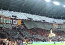 Galatasaray taraftarının yaptığı koreografi.