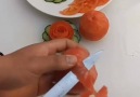Garnishing Food With Easy Vegetable Decoration