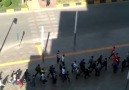 Gaziantepli gençler şehit polisler için yürüyüş yaptılar
