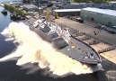 Gemilerin suya indirilmesinde yaşanan korkutucu olaylar!