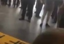 Germany/Saarbrücken Kurds occupy the train station to protest aga