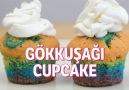 Gökkuşağı Cupcake