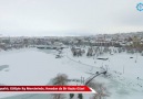 Gökyüzünden Beyşehir'de kış