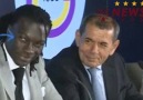 Gomis ile Başkan Özbek&gol muhabbeti D