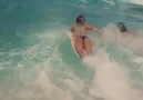 Go Pro Surfing- BIKINI FALLS OFF