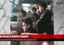 GÖRENLER HAYRET ETTİ YOLCULARI OTOBÜSTE BIRAKTI