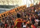 Göztepe taraftarından Osmanlıspor sahasında İzmir Marşı...