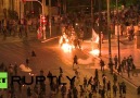 Greece: Molotov cocktails fly, clashes erupt in Athens