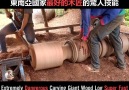 G.S - Talented Asia Carpenter Carving Big Wooden Vase Extremely Fast Facebook