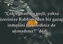 ---->-((Ey Muhammed!) Sana geçmişin... - Emr-i Bi&Ma&ve Nehy-i Anil Münker