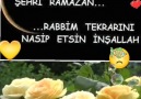 Güle güle Ey Şehri Ramazan ...Rabbim tekrarını nasip etsin inşaallah