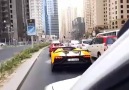Guy burns his lambo while trying to rev engine in #Dubai