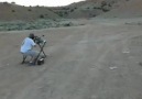 Guy shoots 1000 yards with sniper rifle and gets hit by ricochet