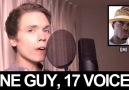 1 guy --> 17 voices