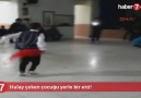 Halay çeken çocuğu yerle bir etti!