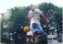 2 HALF COURT KICK SHOTS IN A ROW!!