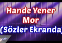Hande Yener - Mor (SÖZLER EKRANDA)