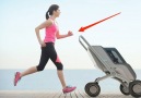 Hands-free baby stroller