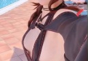 HaneAme - cosplay - FGO Fate Yu Miaoyi cosplay swimsuit HaneAme Facebook