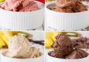 Have a lighter treat with Banana Ice Cream 4 Ways !FULL RECIPES