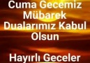 HAYIRLI CUMALARINIZ OLSUN