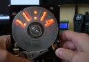 HDD ile yapılmış çok güzel bir saat.