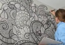 Henna Tree Wall Art by Elsa Rhae