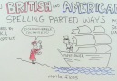 Here&how British and American spelling parted ways.