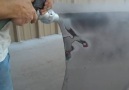 Heres a unique way to remove paint.