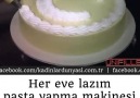 Her eve lazım pasta yapma makinesi :)