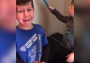 Hes had enough of his brother crying!