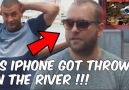 HE THREW HIS PHONE IN THE RIVER Follow --Ryan TricksTv
