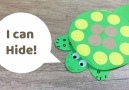 Hiding turtle! Fun craft and very easy D