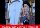 Hocalar not verirken (temsili)