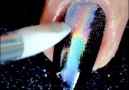 Holo Pigment Nails By @xbeanails