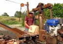 Homemade wood splitter