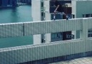 Hong Kong'a 25 Katlı Binadan Diğerine Atlayan Adam