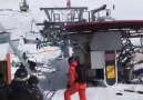 Horrifying footage of the malfunctioning chairlift in Georgia