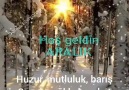 Hoş geldin AralıkHuzurlu akşamlar....