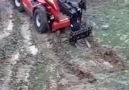 How a telehandler can get out of the mud