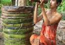 How to build bamboo water tank. Credit goo.glGbZzQC