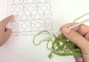 How to crochet a flower pattern.