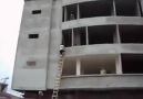 How to deliver sand to the 4th floor when your ladder hardly