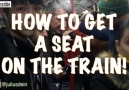 How to get a seat on a busy train - guaranteed!