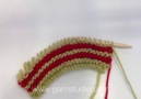 How to knit stripes in garter st and at the same time short rows.