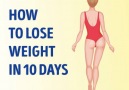 How to lose weight in 10 days