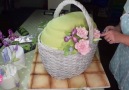 How to make a Basket of Flowers Cake By Rosie Cake-Diva