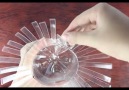 How to make a beautiful flower vase from plastic bottle. AMAZING!!!
