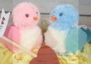 How to make little birds with wool pompoms By Vctor Vic