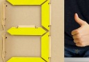 How to Make Mechanical 7 Segment Display from Cardboard!Credit goo.gl8f4TFJ